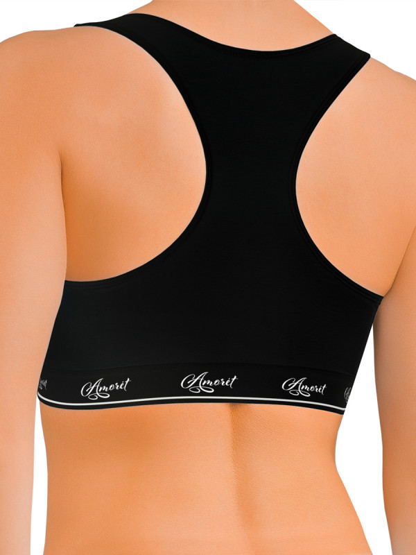 Топ женский AMORET GLAM Top1029 черного цвета