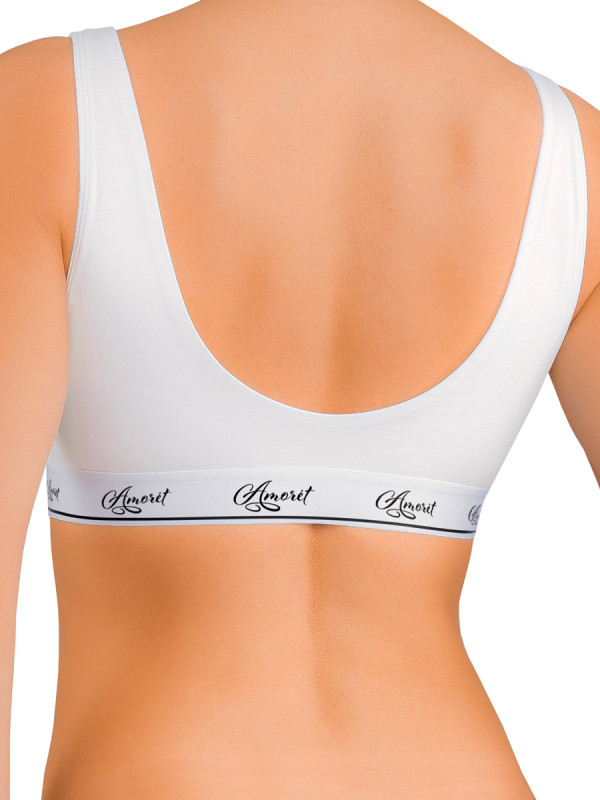 Топ женский AMORET GLAM Top1030 белого цвета