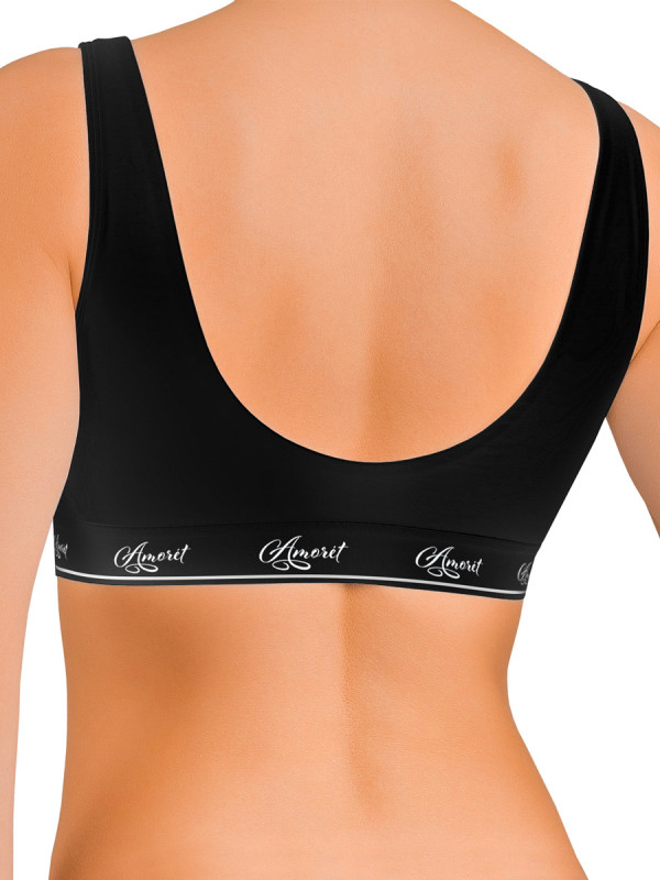 Топ женский AMORET GLAM Top1030 черного цвета