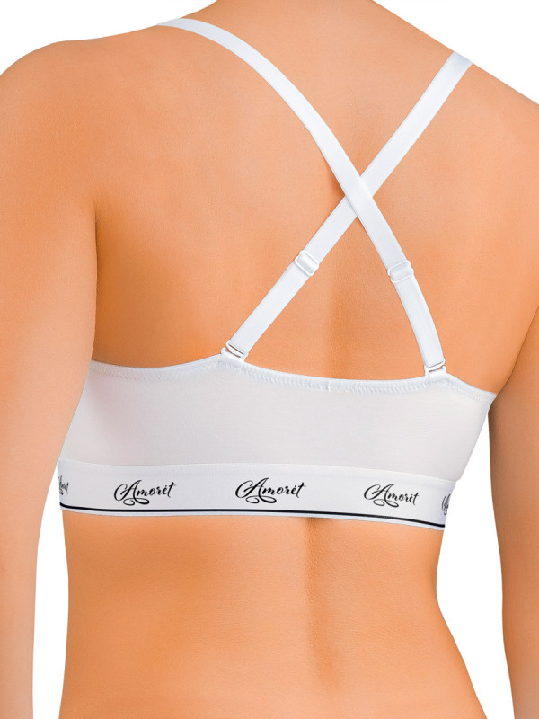 Топ женский AMORET GLAM Top1031 белого цвета