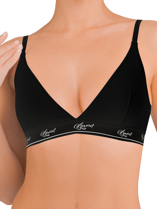 Топ женский AMORET GLAM Top1032 черного цвета