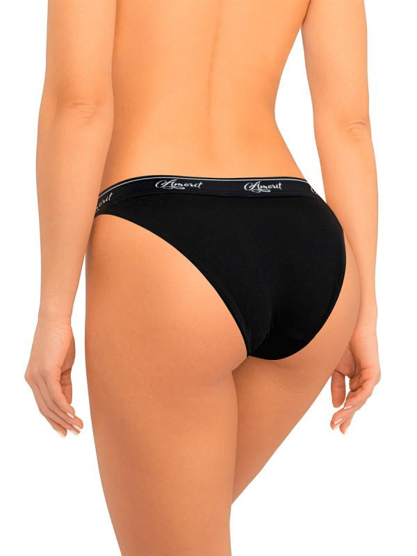 Трусы женские AMORET GLAM T1035 черного цвета