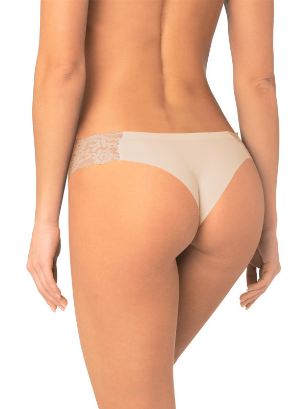 Трусы женские AMORET INVISIBLE B5025 бежевого цвета - комфортные и незаметные под одеждой 