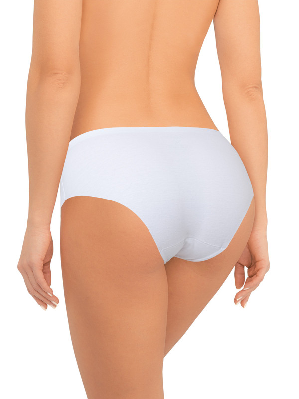 Трусы женские слипы AMORET INVISIBLE COTTON S1037 белого цвета