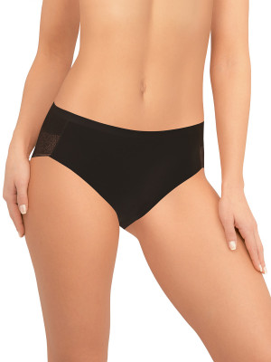 Трусы женские AMORET INVISIBLE LACE MS5043 чёрные