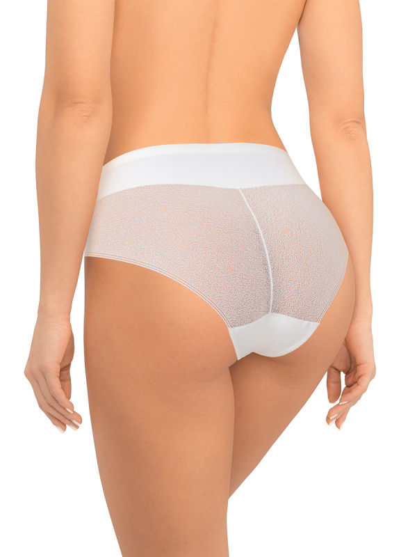 Трусы макси-слип AMORET INVISIBLE LACE MS5043 молочного цвета