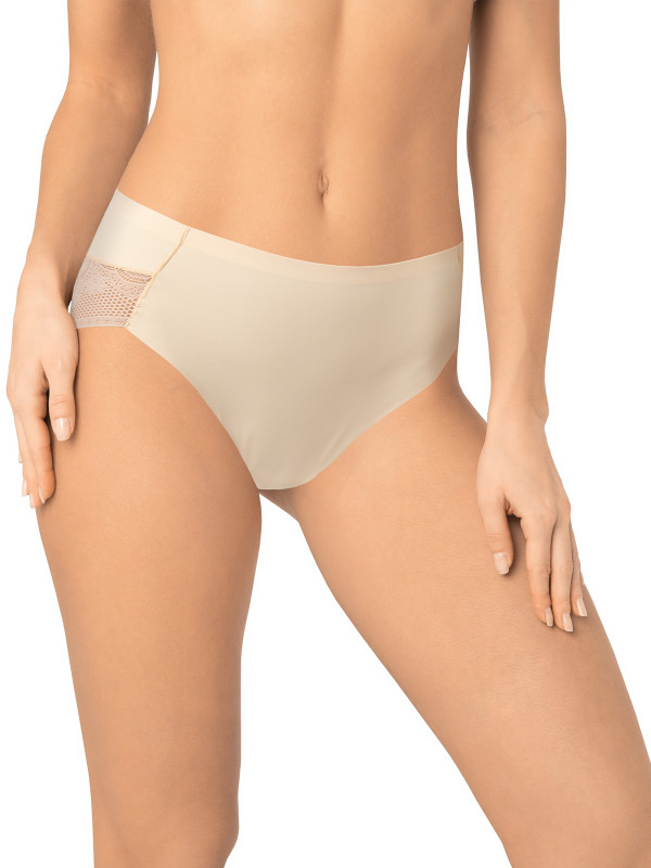 Трусы-макси слип AMORET INVISIBLE MS5023 бежевого цвета для тех, кто ценит комфорт и красоту.
