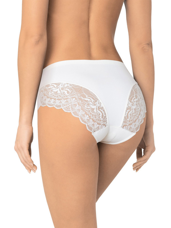 Невидимые трусы макси-слипы AMORET INVISIBLE LACE MS5030 молочного цвета - идеальное сочетание комфорта и элегантности