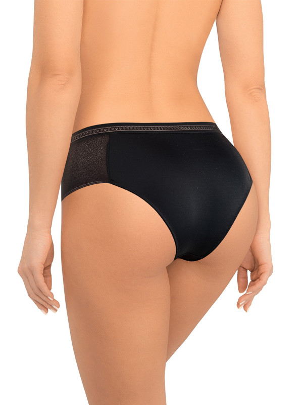 Трусы слипы AMORET MESH MS5040 черного цвета