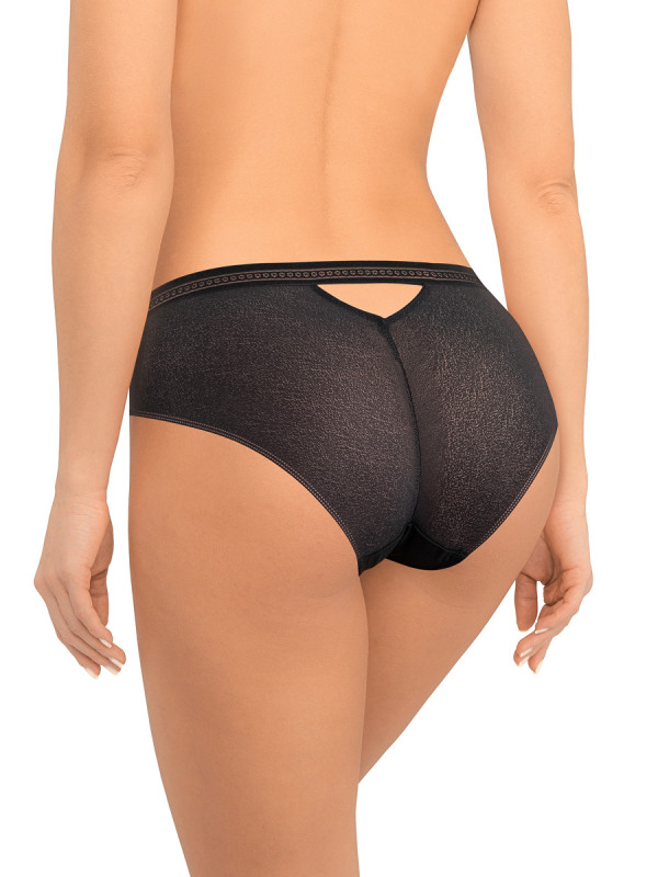 Трусы слипы AMORET MESH S5038: комфорт, стиль и элегантность в черном исполнении