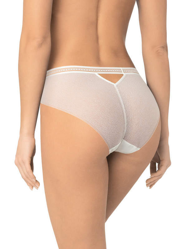 Изящные трусы слипы AMORET MESH S5038 молочного цвета: стиль, комфорт и женственность