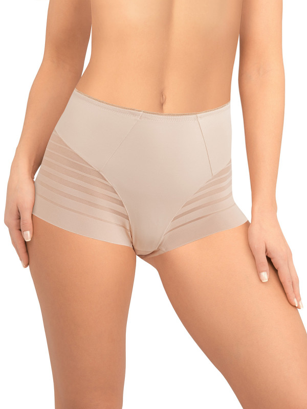 Трусы слипы AMORET SHADE HW5036 бежевого цвета с высокой линией талии