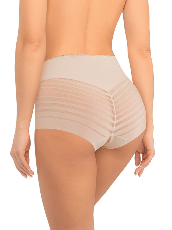 Трусы слипы AMORET SHADE HW5036 бежевого цвета с высокой линией талии