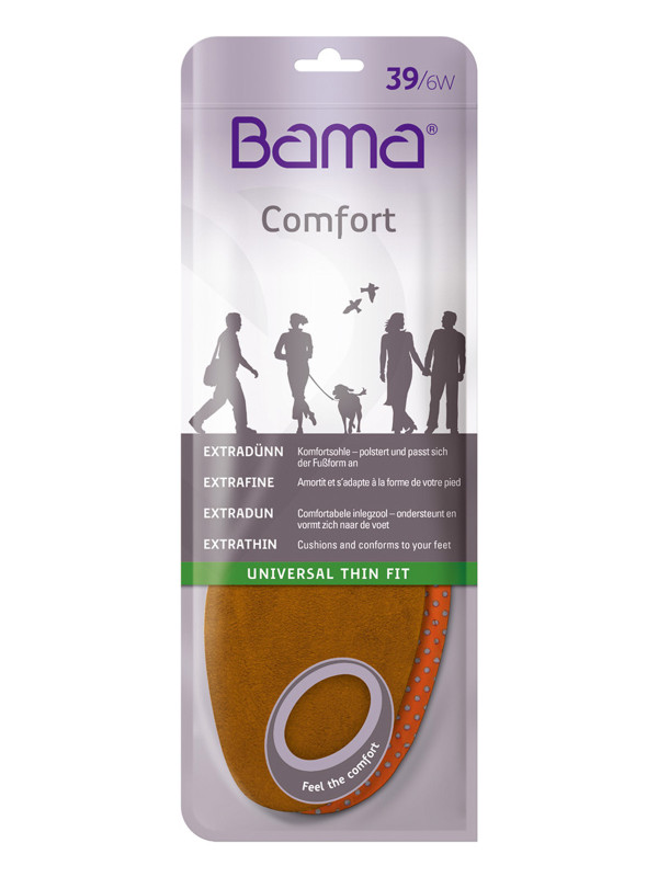 Стельки тонкие с мягчайшим слоем из велюра Bama 1842 (36)