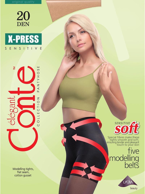 Колготки CONTE X-PRESS SOFT 20 XL (упаковка 8 шт)