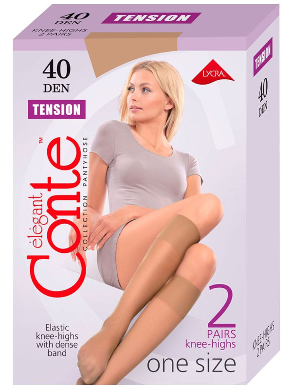 Гольфы CONTE TENSION 40 (упаковка 20 шт)