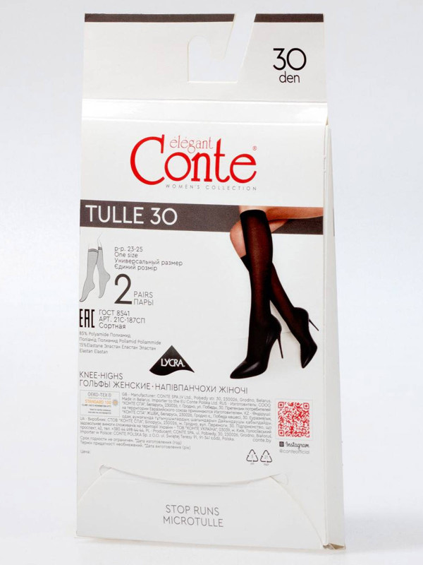 Гольфы CONTE TULLE 30