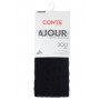 Теплые колготки CONTE AJOUR 300 cotton с ажурной вязкой