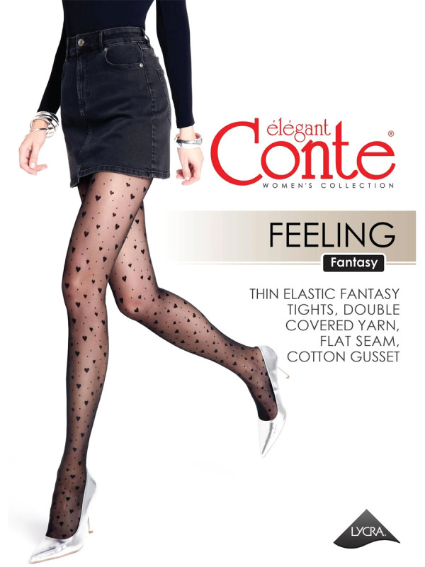 Тонкие колготки CONTE FEELING 20 DEN - стильный аксессуар для любого образа