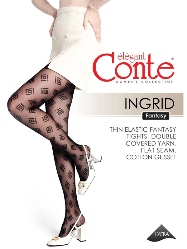 Элегантные колготки CONTE INGRID 20 - элегантный и стильный аксессуар для деловой леди и модницы.