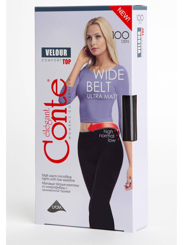 Колготки CONTE VELOUR TOP 100