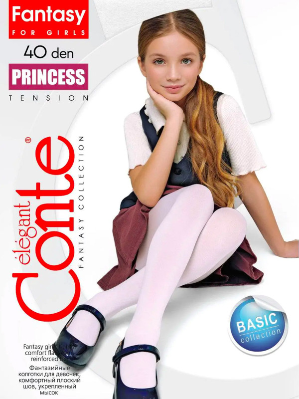   Эластичные средней плотности колготки CONTE PRINCESS 40