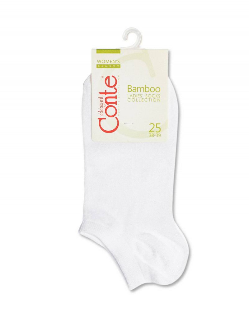 Женские ультракороткие носки CONTE BAMBOO 000 - это прекрасный выбор, комфортно и гигиенично