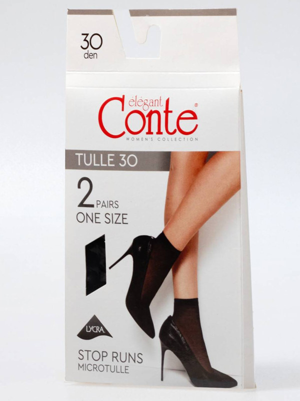 Носки CONTE TULLE 30 (упаковка 16 шт)