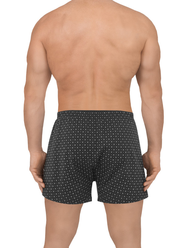 Мужские трусы боксеры DEN REY F5005 short черного цвета: комфорт и качество в каждом шве