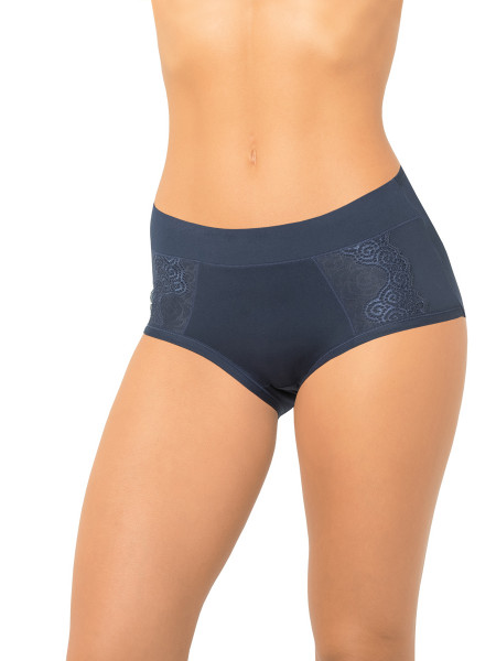 Трусы женские DENTELLE BELLA BAMBOO SIZE PLUS HW315 темно-синие