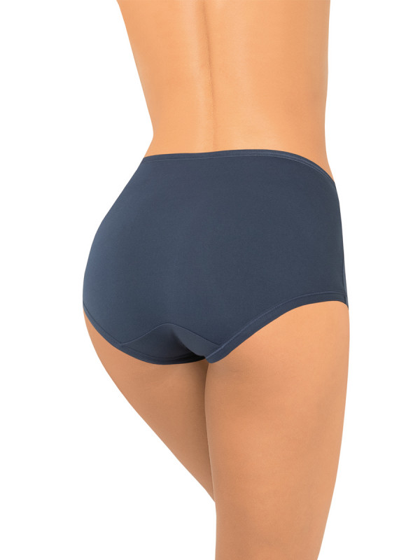 Трусы женские DENTELLE BELLA BAMBOO SIZE PLUS HW315 темно-синего цвета