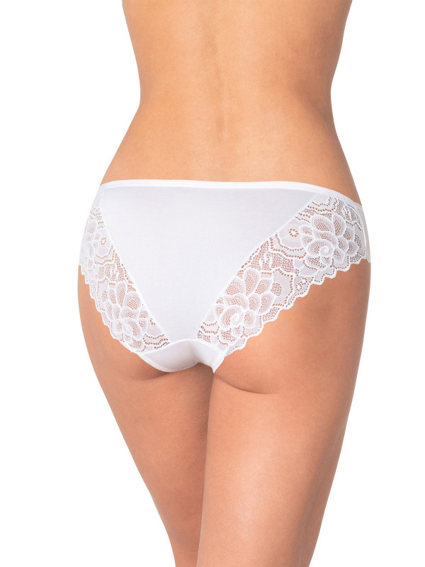 Трусы женские DENTELLE FLIRT BAMBOO S313 белого цвета - удобные и красивые.