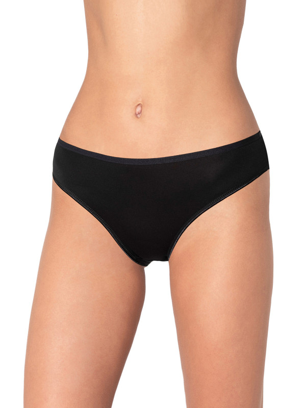 Трусы женские DENTELLE FLIRT BAMBOO S313 черного цвета - комфортные и стильные