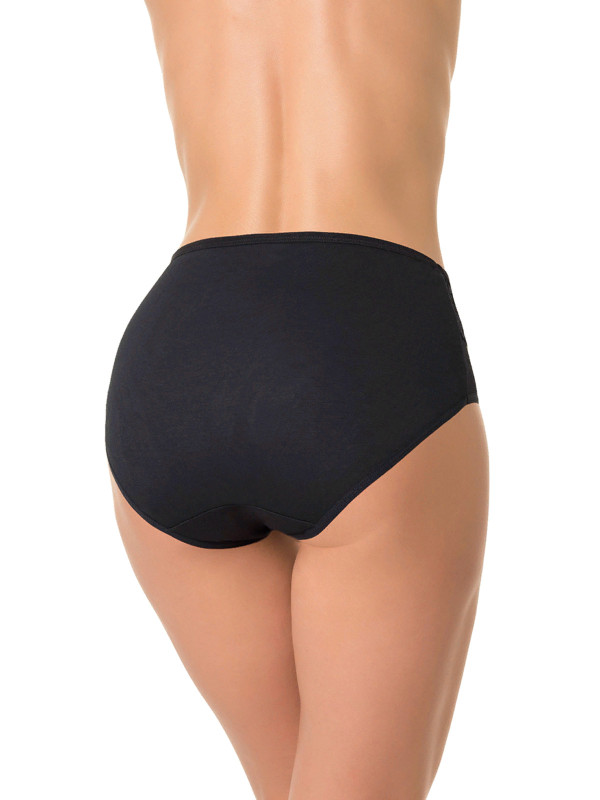 Трусы слипы DENTELLE HOLLY SIZE PLUS HW103 черного цвета - комфорт и элегантность в нижнем белье