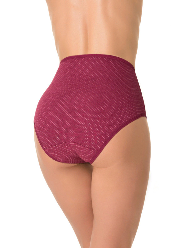 Трусы женские DENTELLE IVY SIZE PLUS HW104 бордового цвета - качественные и удобные 