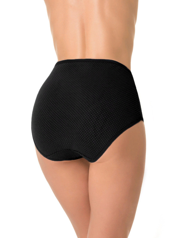 Трусы слипы DENTELLE IVY SIZE PLUS HW104 черного цвета: комфорт и стиль в одном