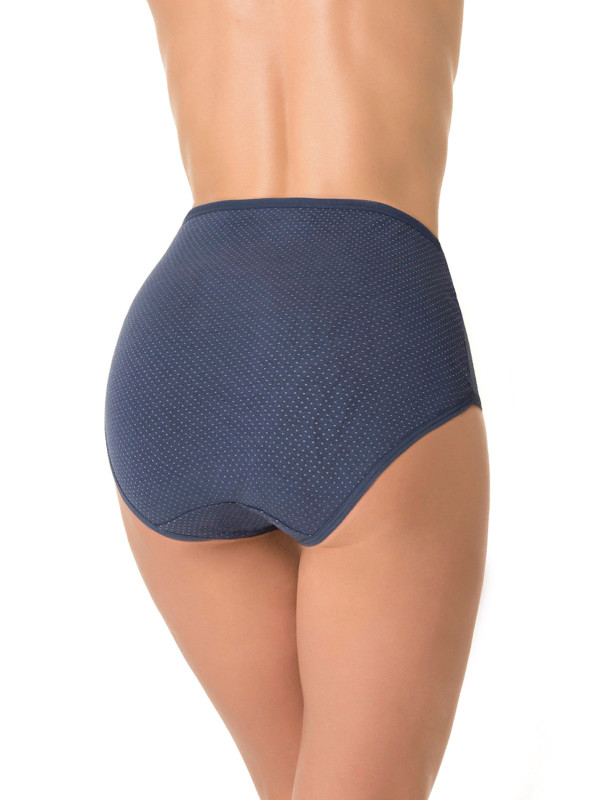 Трусы женские DENTELLE IVY SIZE PLUS HW104 темно-синего цвета: удобные и практичные.