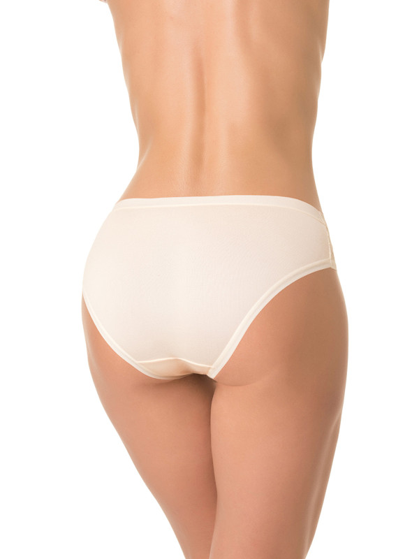 Трусы слипы DENTELLE LACE BAMBOO S307 сливочного цвета - комфорт и качество в одном