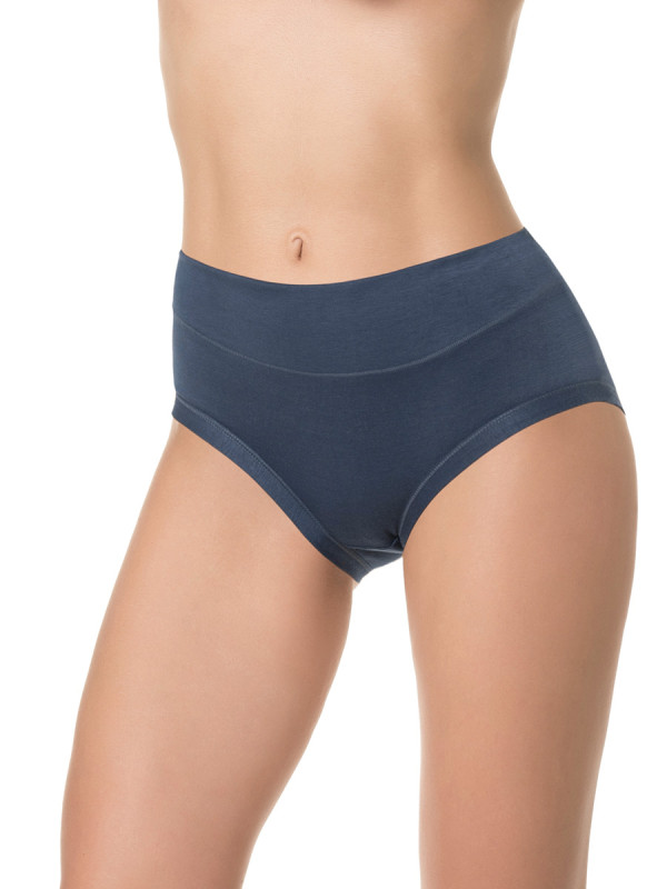 Трусы женские DENTELLE PAULA SIZE PLUS HW130 темно-синие