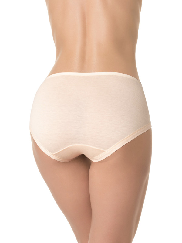 Трусы женские DENTELLE RITA SIZE PLUS HW137 бежевого цвета