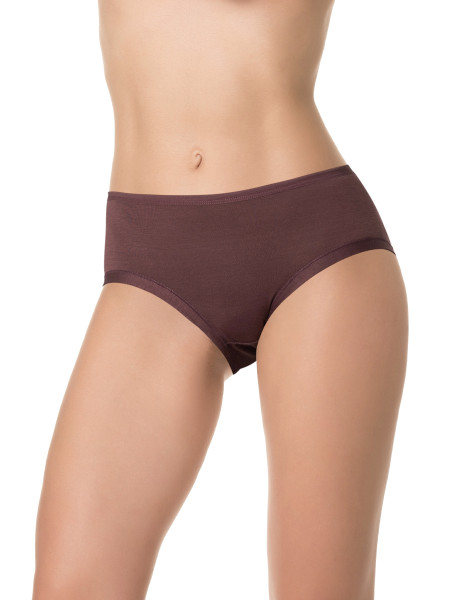 Трусы женские DENTELLE RITA SIZE PLUS HW137 бордовые