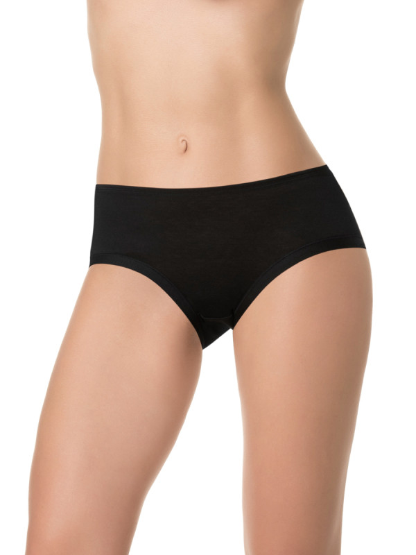 Трусы женские DENTELLE RITA SIZE PLUS HW137 черного цвета