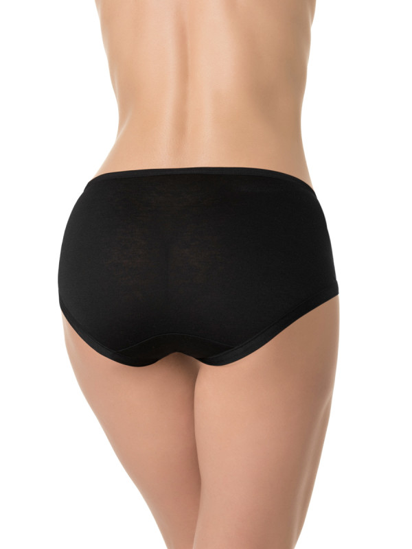 Трусы женские DENTELLE RITA SIZE PLUS HW137 черного цвета