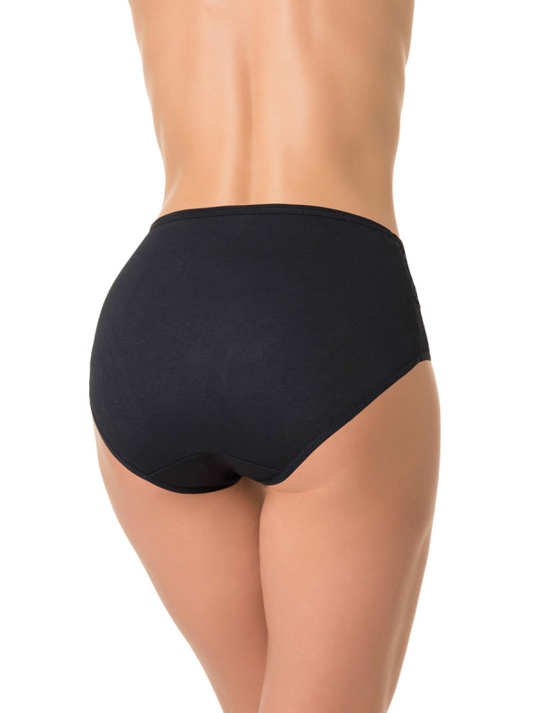 Трусы слипы DENTELLE TINA SIZE PLUS HW109 чёрного цвета: стиль и комфорт в одном