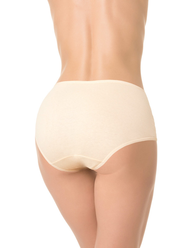 Трусы женские слипы DENTELLE TINA SIZE PLUS HW109 сливочного цвета