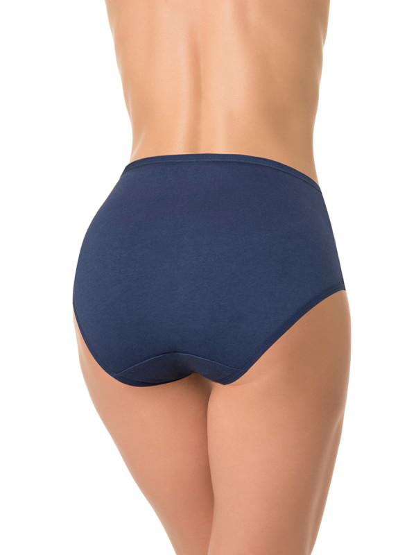 Трусы женские DENTELLE VITA SIZE PLUS HW101 темно-синего цвета