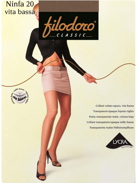 Колготки FILODORO CLASSIC Ninfa 20 vita bassa