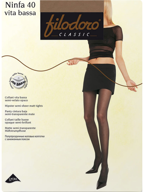 Колготки FILODORO CLASSIC Ninfa 40 vita bassa