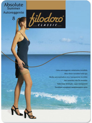 Чулки FILODORO CLASSIC Absolute Summer 8 (упаковка 6 шт)