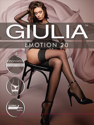 Чулки Giulia EMOTION 20 XL (упаковка 5 шт)